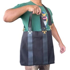 Tory Burch Nico canvas tote with crossbody strap